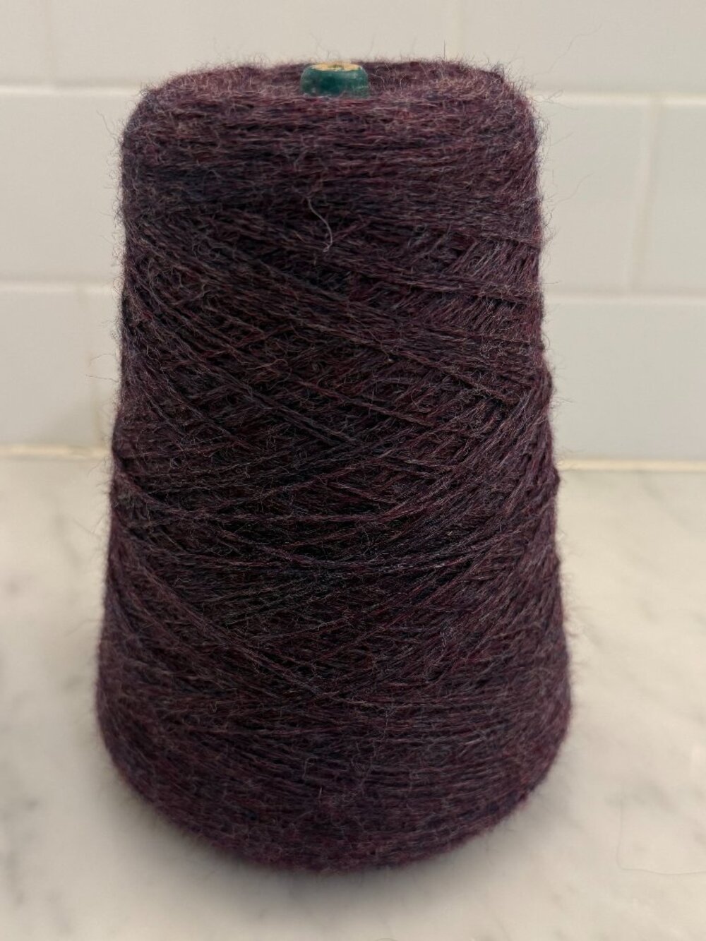 JaggerSpun AMETHYST 2/8 Heather Wool Yarn – 387 g Large Cone – Weaving/Knitting